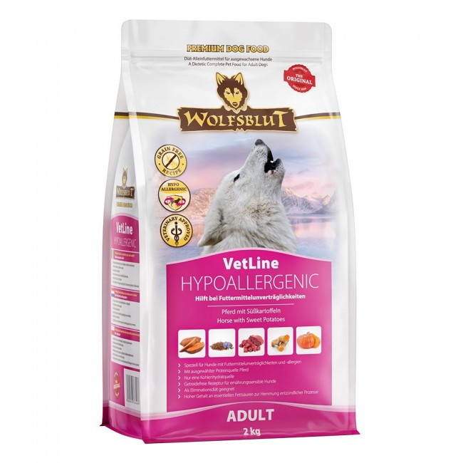 Wolfsblut VetLine Hypoallergenic 2 kg Adult Horse