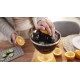 Bosch MCP72GPB citrus press Plastic, Stainless steel Black, Transparent