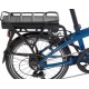 Snapp City-E folding electric bicycle, blue