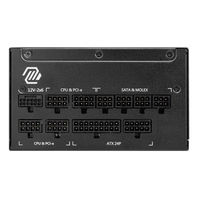 MSI MAG A1000GL PCIE5 II power supply unit 1000 W 24-pin ATX ATX Black MSI MAG A1000GL PCIE5 II power supply unit 1000 W 24-pin ATX ATX Black