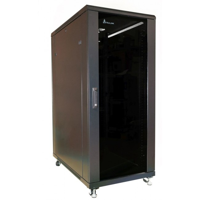 Extralink Rackmount cabinet 32U 600x1000 Black standing