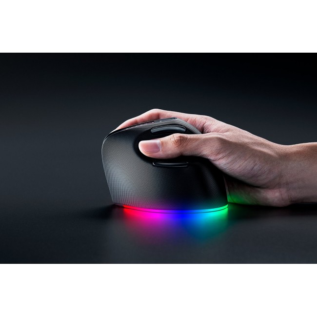 Razer Pro Click V2 Vertical mouse Universal Right-hand RF Wireless + Bluetooth + USB Type-C Optical 30000 DPI Razer Pro Click V2 Vertical mouse Universal Right-hand RF Wireless + Bluetooth + USB Type-C Optical 30000 DPI