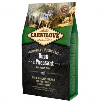CARNILOVE Adult Duck and pheasant - dry dog food - 4kg