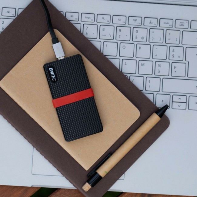 Emtec X200 2 TB USB Type-C 3.2 Gen 1 (3.1 Gen 1) Black