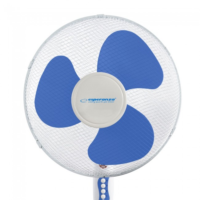 Esperanza EHF001WB, 16 '' standing fan, White/Blue