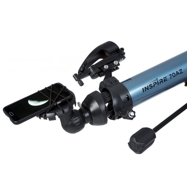 Celestron Inspire 70AZ Refractor 35x Black, Blue