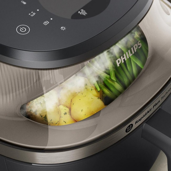 Philips 5000 series NA547/07 fryer Single 7.2 L Stand-alone 2000 W Hot air fryer Black, Gold Philips 5000 series NA547/07 fryer Single 7.2 L Stand-alone 2000 W Hot air fryer Black, Gold