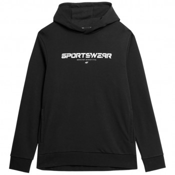 Men's sweatshirt 4F M266 deep black 4FSS23TSWSM266 20S S