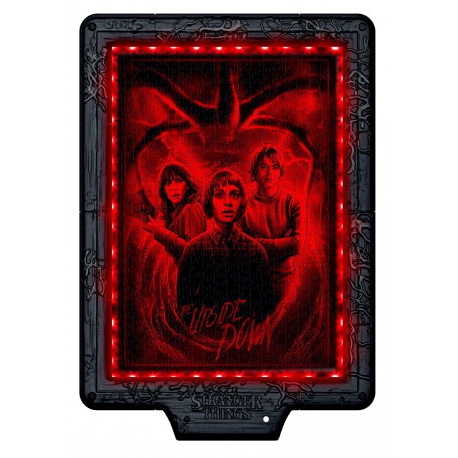 Clementoni The Metamorphic Art Collection - Stranger Things Jigsaw puzzle 520 pc(s) Television/films Clementoni The Metamorphic Art Collection - Stranger Things Jigsaw puzzle 520 pc(s) Television/films