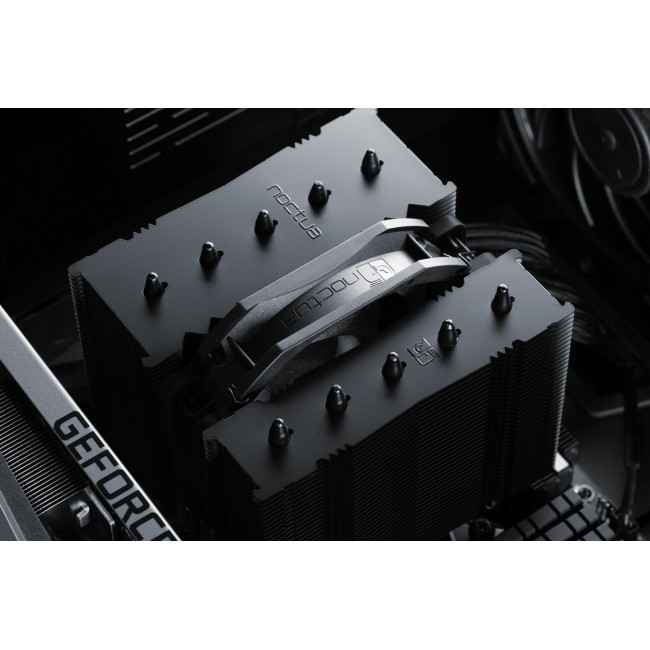 Noctua NH-D12L Processor Air cooler 12 cm Aluminium, Black 1 pc(s)
