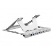 Conceptronic DONN35S Laptop Stand with 7-in-1 USB-C Docking Station, HDMI 4K60Hz x 2, GbE, USB-C 5Gbps, USB-A 5Gbps x 2, 100W USB PD Conceptronic DONN35S Laptop Stand with 7-in-1 USB-C Docking Station, HDMI 4K60Hz x 2, GbE, USB-C 5Gbps, USB-A 5Gbps x 2, 100W USB PD