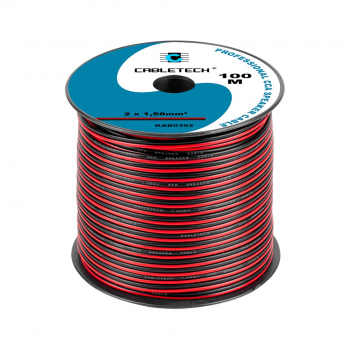 Kabel g o nikowy CCA 1.5mm czarno-czerwony