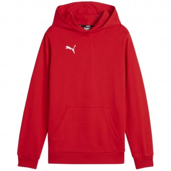 Puma Team Goal Casuals Hoddy Sweatshirt Red 658619 01 140cm
