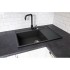 PYRAMIS CAMEA (79x50) 1B 1D L granite sink 070058501 carbon