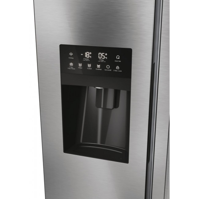 Haier SBS 90 Serie 5 HSR5918DIMP Free-standing double-sided fridge-freezer combination 511 l D Platinum, stainless steel Haier SBS 90 Serie 5 HSR5918DIMP Free-standing double-sided fridge-freezer combination 511 l D Platinum, stainless steel