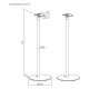 Floor stands for Sonos ERA 300, Maclean, MC-995
