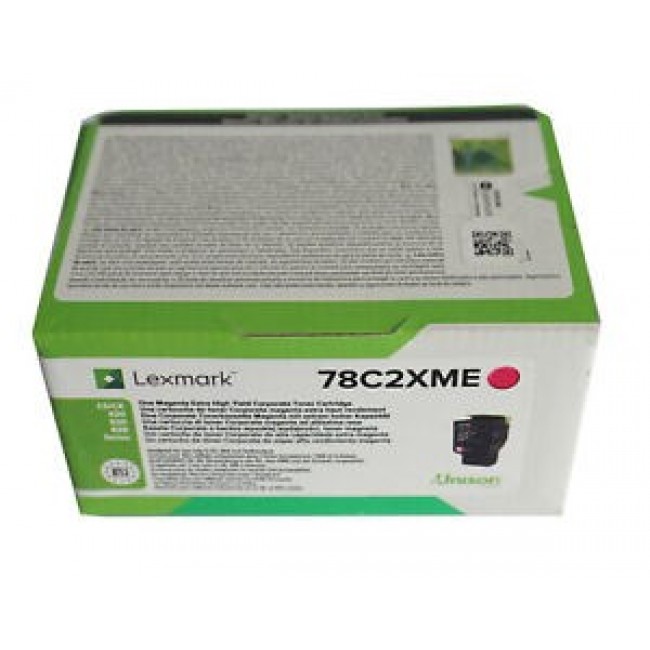 Lexmark 78C2XME toner cartridge 1 pc(s) Original Magenta Lexmark 78C2XME toner cartridge 1 pc(s) Original Magenta
