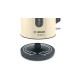 Bosch TWK4P437 electric kettle 1.7 L 2400 W Beige, Black Bosch TWK4P437 electric kettle 1.7 L 2400 W Beige, Black