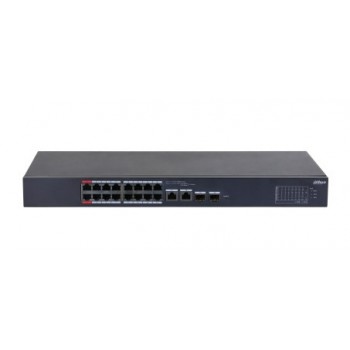 Dahua Technology DH-CS4218-16ET-135 network switch Managed L2 Gigabit Ethernet (10/100/1000) Power over Ethernet (PoE) Black