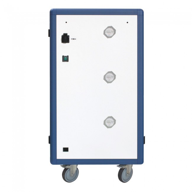 Techly I-CABINET-30DUTY portable device management cart/cabinet White, Blue Techly I-CABINET-30DUTY portable device management cart/cabinet White, Blue