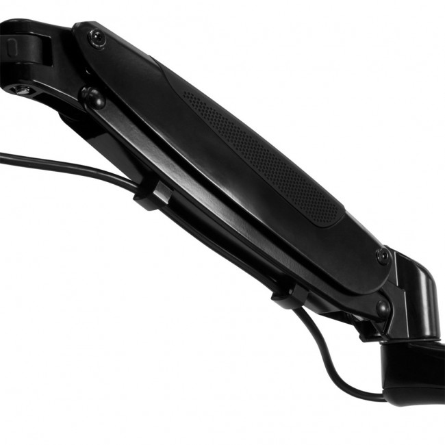 Wall mount for monitor with gas lift tech