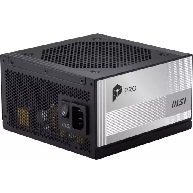 MSI PRO A850PL PCIE5 850W 120mm 80 Plus Platinum aPFC power supply