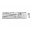 Gembird KBS-WPS-01 Slim Pro Business wireless desktop set, white, RU layout