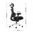 Visioner 6.1 Black N office chair
