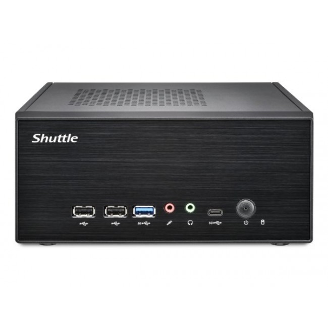 Shuttle XPC slim Barebone XB860G2 - S1851, Intel H860, 1xDP, 2xHDMI, 2 PCIe Slots (1x 16X & 1x X1), 2x Intel LAN (1G + 2.5G), 8x USB, 3x M.2, 24/7 permanent operation