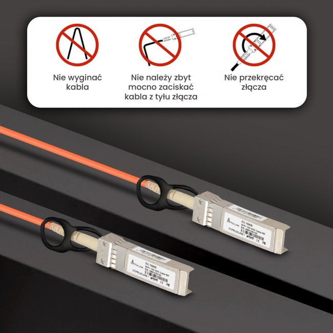 Extralink SFP+ AOC Cable AOC SFP+ 10Gbps, 5m