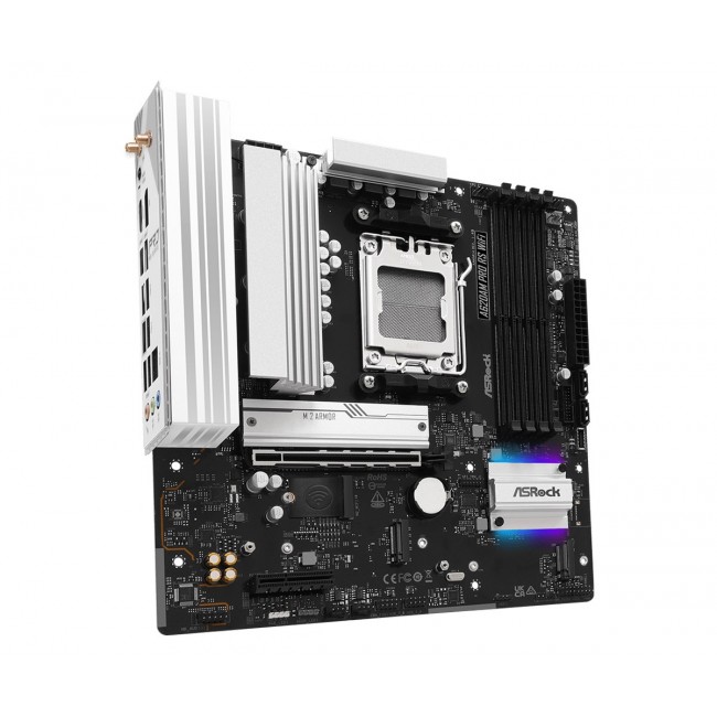 Asrock A620AM Pro RS WiFi AMD A620A Socket AM5 micro ATX Asrock A620AM Pro RS WiFi AMD A620A Socket AM5 micro ATX