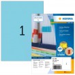 HERMA Coloured Labels A4 210x297 mm blue paper matt 100 pcs. HERMA Coloured Labels A4 210x297 mm blue paper matt 100 pcs.