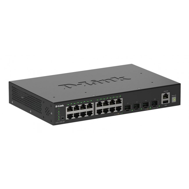 D-Link 20-Port Gigabit Stackable Smart Managed Switch with 4 x 10G SFP+ Ports