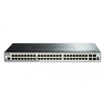 D-Link DGS-1510-52X/E network switch Managed L3 Gigabit Ethernet (10/100/1000) 1U Black