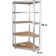 Metal corner storage rack GC9030 30 cm