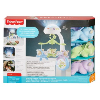 Fisher-Price Butterfly Dreams 3-in-1 Projection Mobile