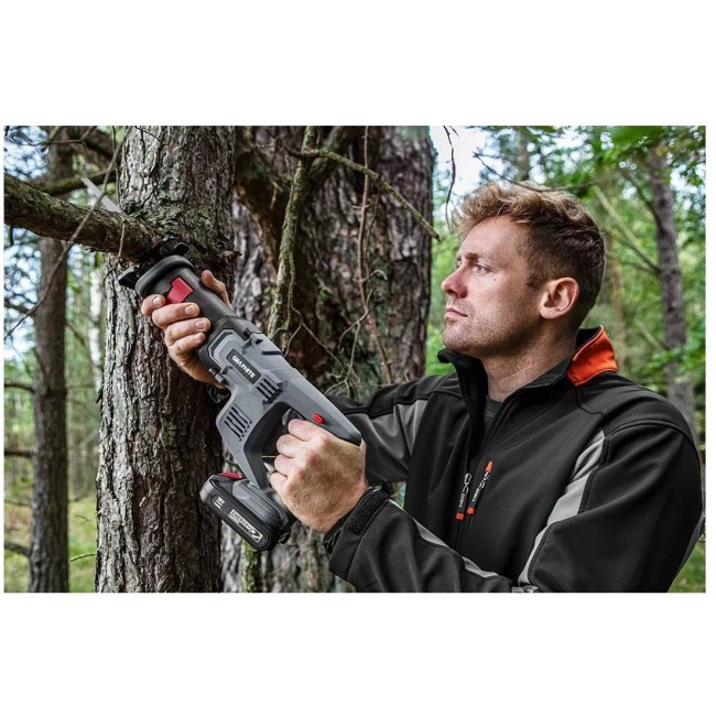 Graphite cordless Energy+ 18V, Li-Ion sabre saw, without battery pack Graphite cordless Energy+ 18V, Li-Ion sabre saw, without battery pack
