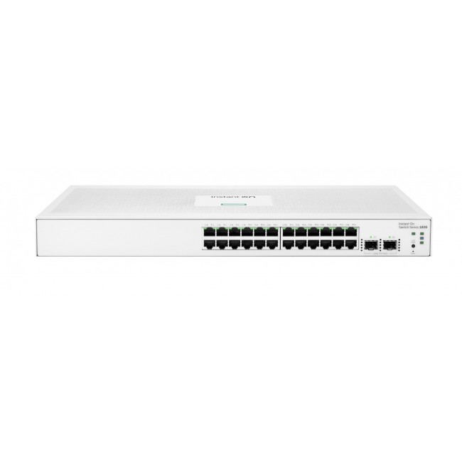 HPE Aruba Networking Networking Instant On Switch 24p Gigabit 2p SFP 1830 HPE Aruba Networking Networking Instant On Switch 24p Gigabit 2p SFP 1830