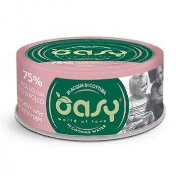 OASY More Love Chicken with ham - wet cat food - 70g