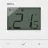Thermostat, battery, white, ZigBee/868MHz, surface