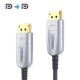 FiberX FX-I260-010 DisplayPort cable 10 m Black, Silver