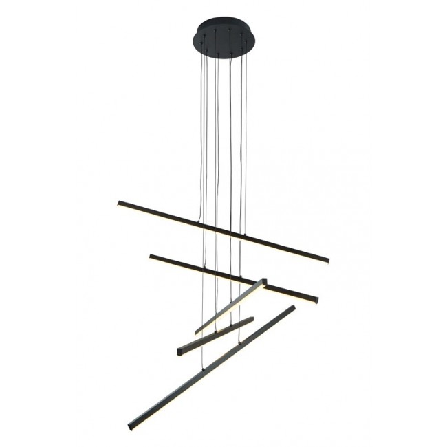 PENDANT LED LIGHT SIBIU 60W 4000K BLACK