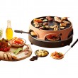Emerio PO-113255.4 raclette grill 1500 W Black, Brown Emerio PO-113255.4 raclette grill 1500 W Black, Brown