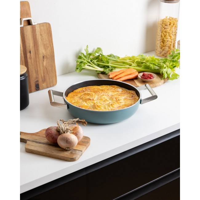 Smeg DPF2812EGM multi pot Green Aluminium, Stainless steel 4.3 L 28 cm
