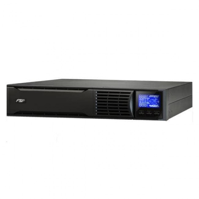 FSP Champ Rack 1K uninterruptible power supply (UPS) Double-conversion (Online) 1 kVA 900 W 3 AC outlet(s)