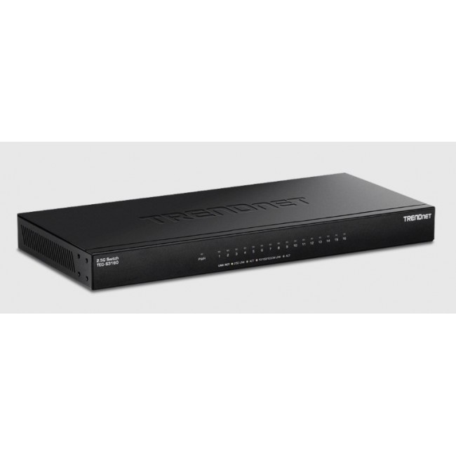 Trendnet TEG-S3160 network switch Unmanaged 2.5G Ethernet (100/1000/2500) Desktop Black