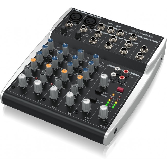 Behringer Xenyx 802S 2 channels Black, Silver