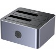 UNITEK Y-3026GY01-EU storage drive docking station USB 3.2 Gen 1 (3.1 Gen 1) Type-B Grey