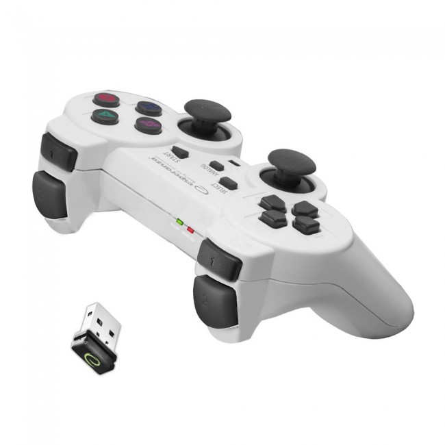 Esperanza EGG108W Gaming Controller Black, White RF Gamepad Analogue / Digital PC, Playstation 3 Esperanza EGG108W Gaming Controller Black, White RF Gamepad Analogue / Digital PC, Playstation 3