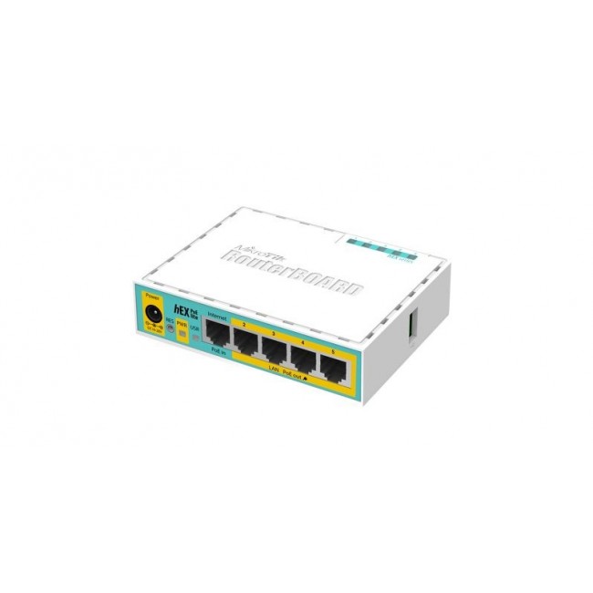 Mikrotik hEX PoE lite wired router Fast Ethernet White Mikrotik hEX PoE lite wired router Fast Ethernet White
